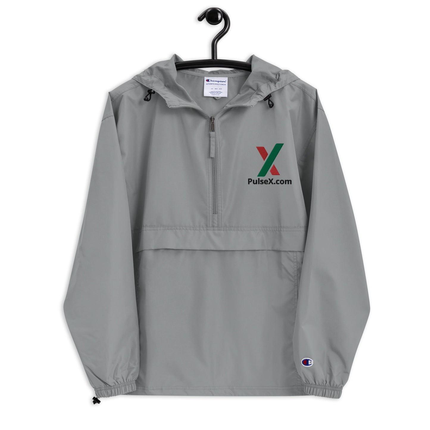 PulseX.com Embroidered Packable Jacket
