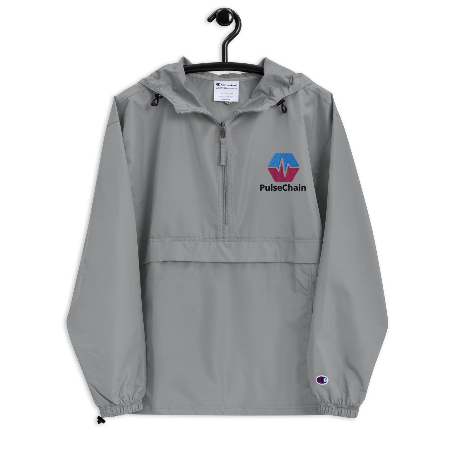 PulseChain Embroidered Packable Jacket