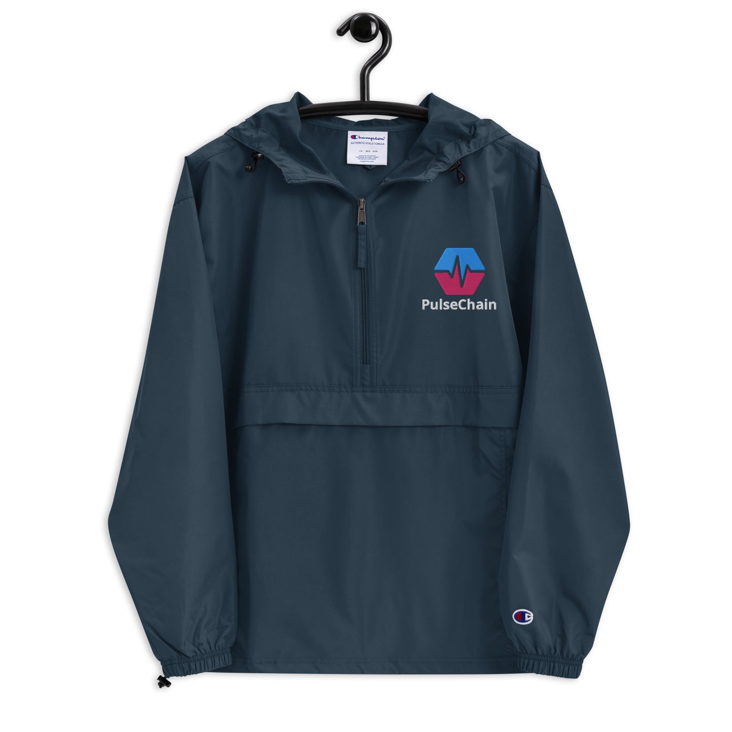 PulseChain Embroidered Packable Jacket