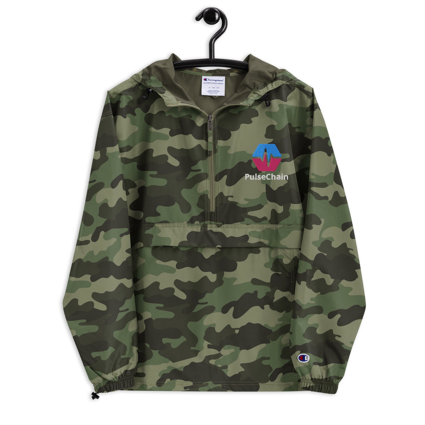 PulseChain Embroidered Packable Jacket