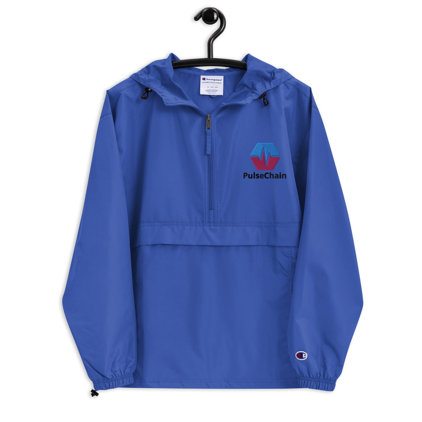 PulseChain Embroidered Packable Jacket