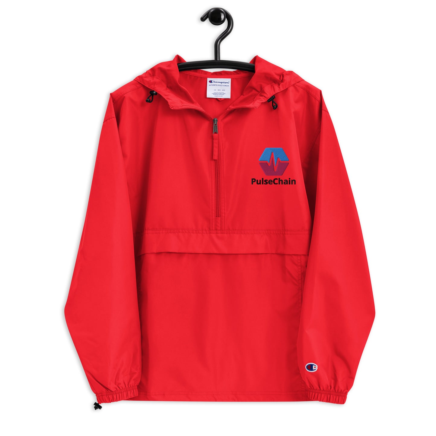 PulseChain Embroidered Packable Jacket