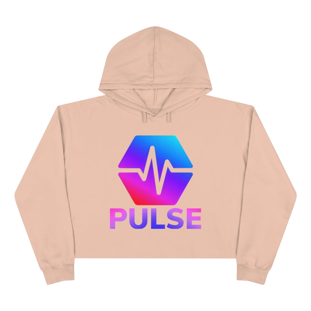 PulseChain Women's Crop Hoodie