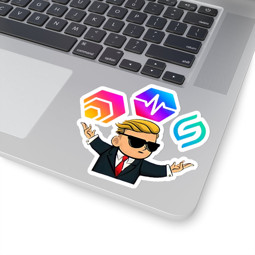 Passive Income Kiss-Cut Stickers