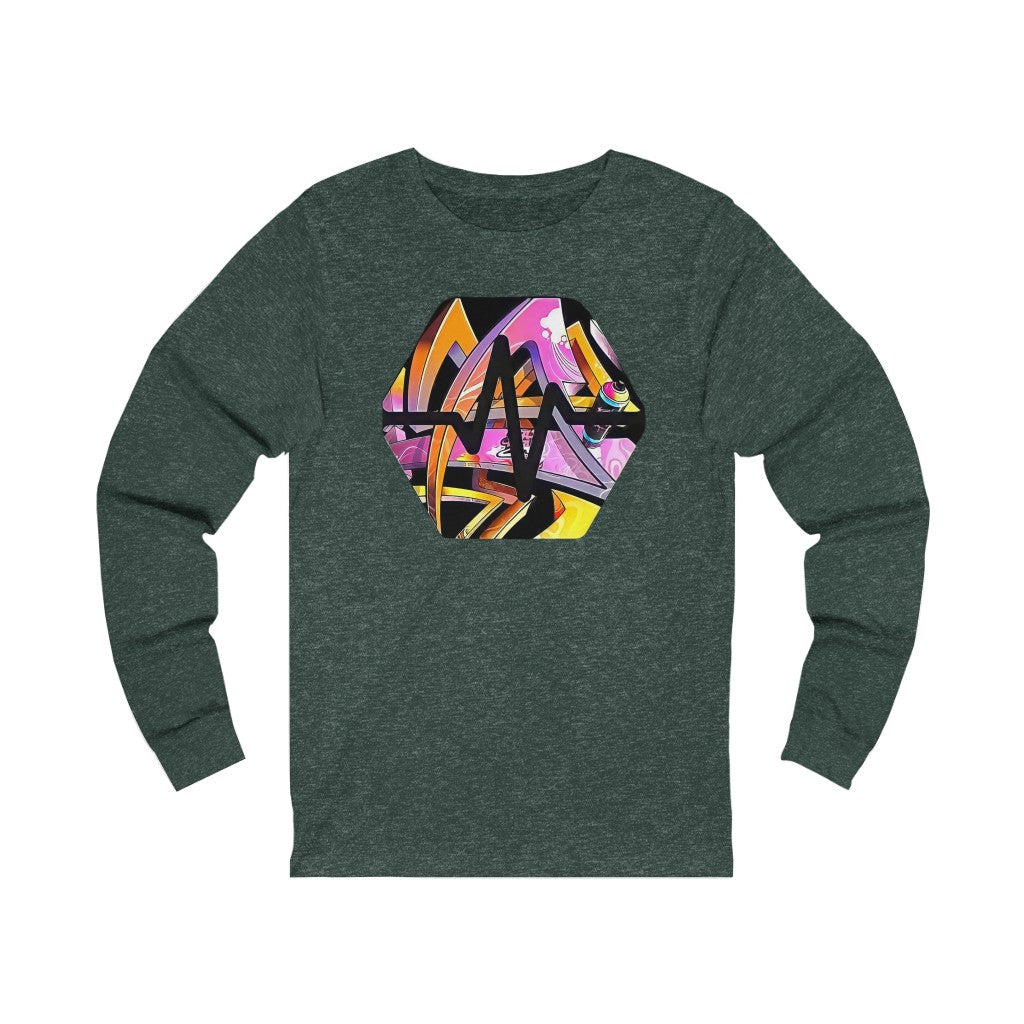 PulseChain Graffiti #6 Unisex Jersey Long Sleeve Tee