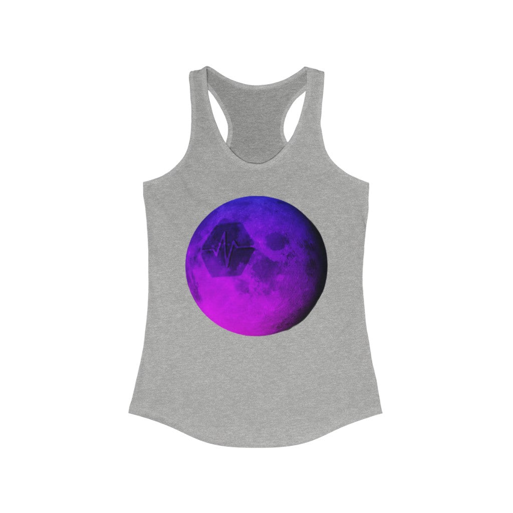 Pulse To The Moon Women's Ideal Racerback Tank