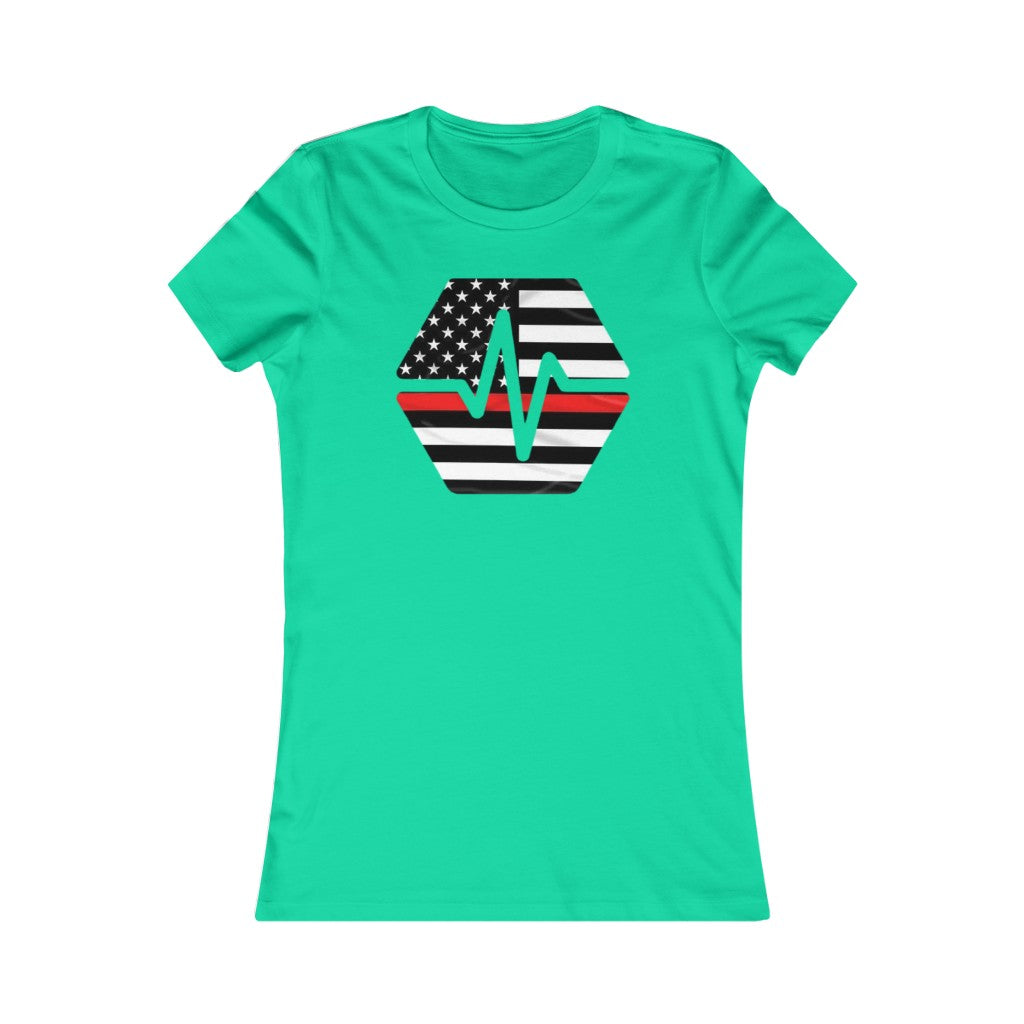 PulseChain Thin Red Line Women's Tee