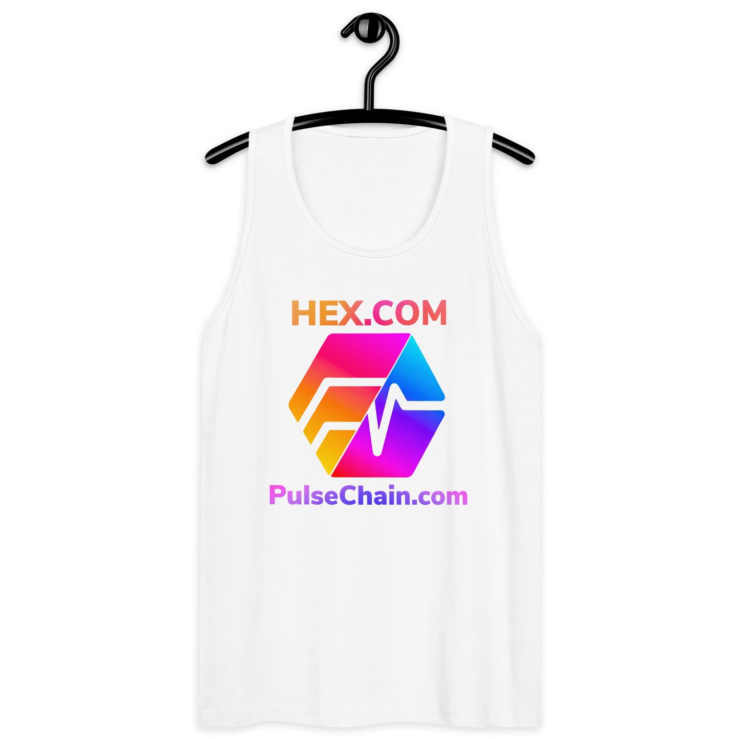 HEX.COM/PulseChain.com Men’s Premium Tank Top