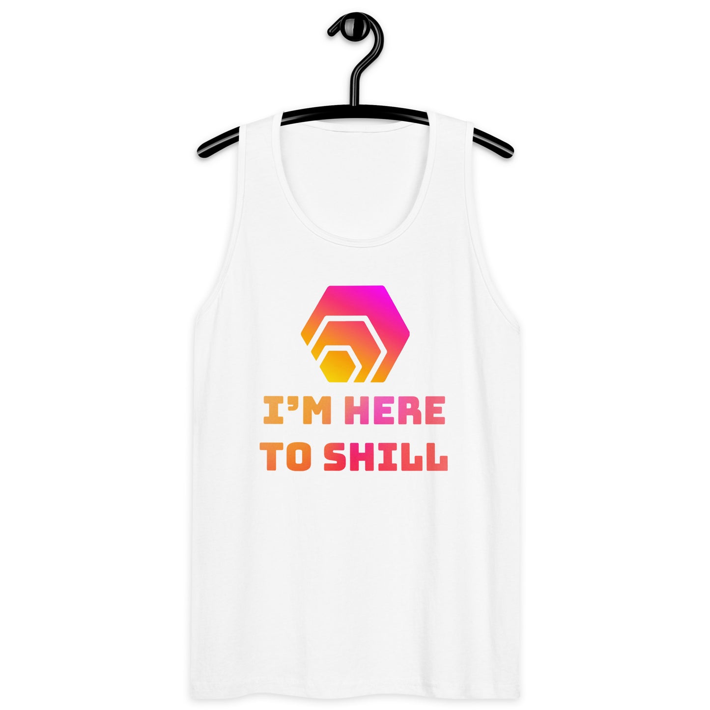 I'm Here To Shill HEX Men’s Premium Tank Top