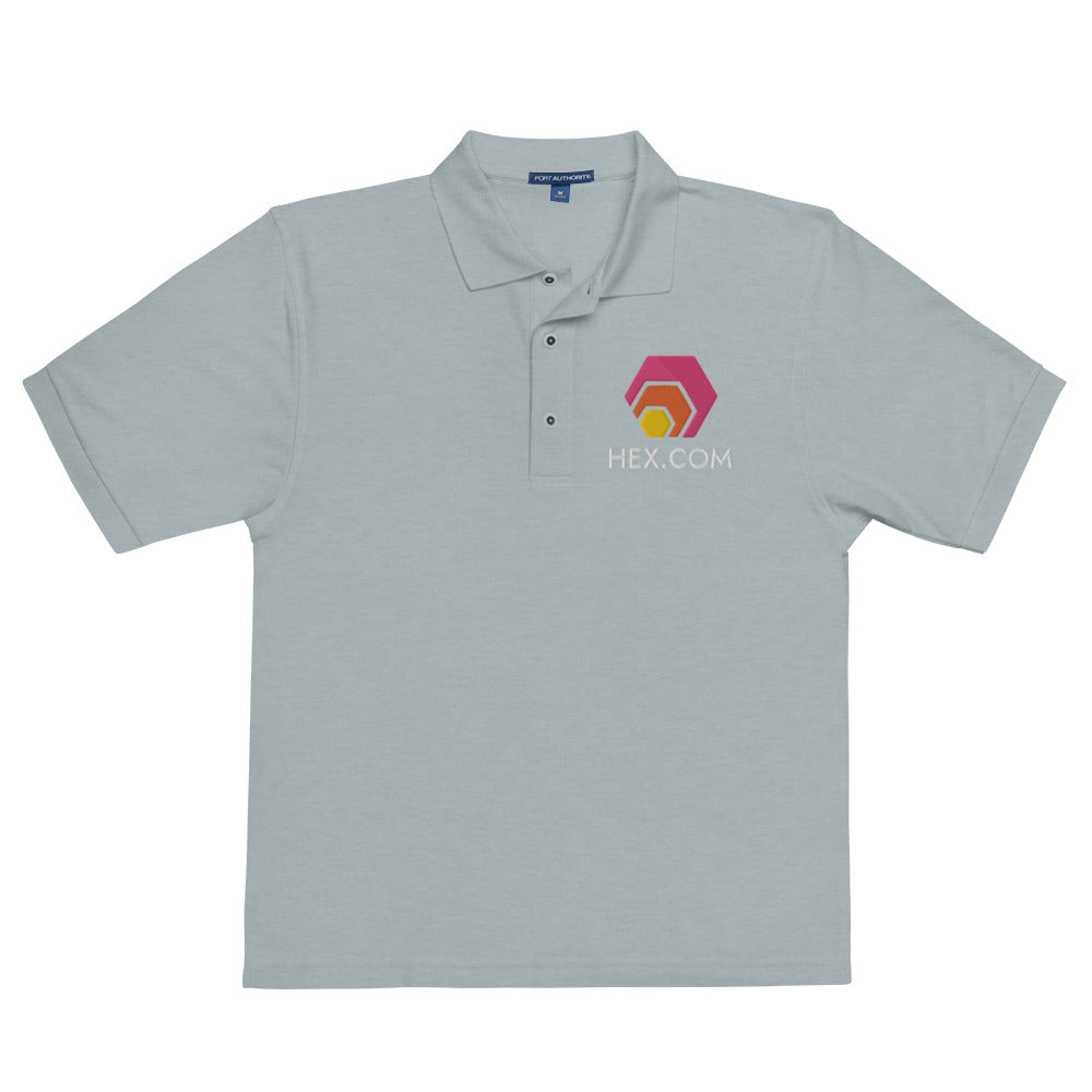 HEX.COM Men's Premium Polo