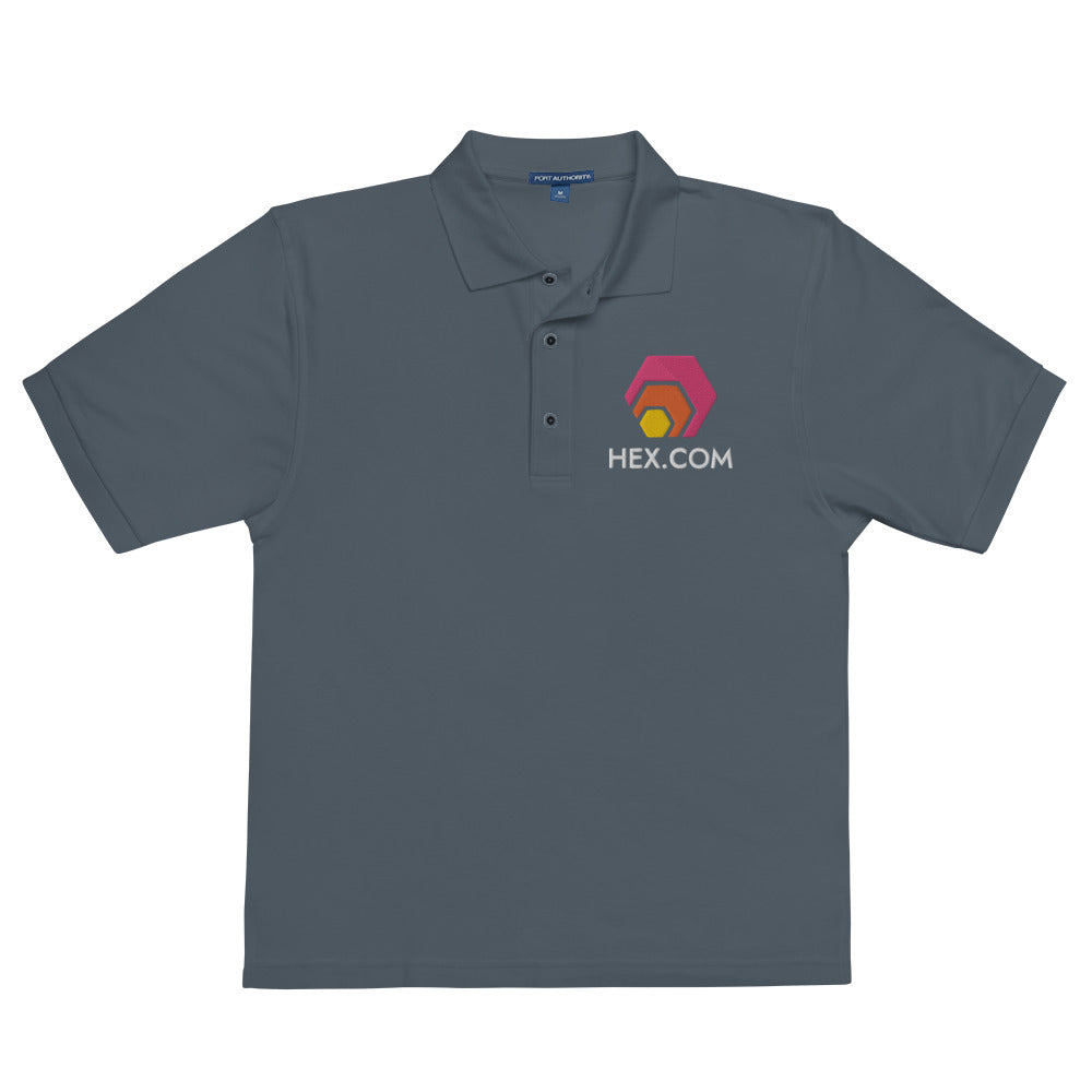 HEX.COM Men's Premium Polo