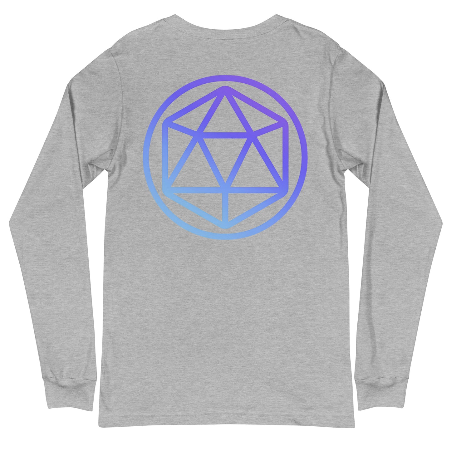 Icosa Unisex Long Sleeve Tee (Front & Back)