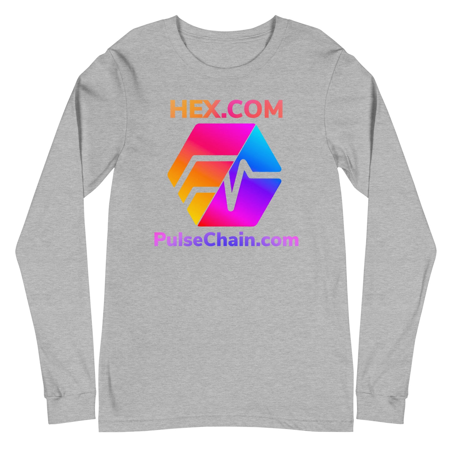 HEX.COM/Pulsechain.com Unisex Long Sleeve Tee