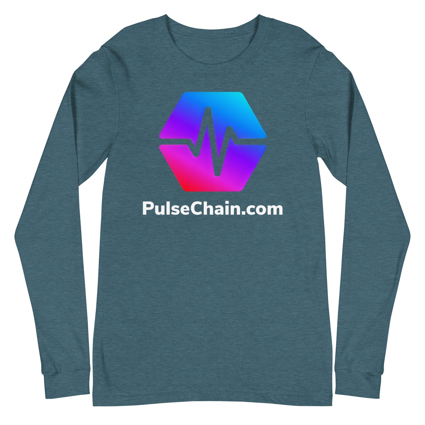 PulseChain.com Unisex Long Sleeve Tee