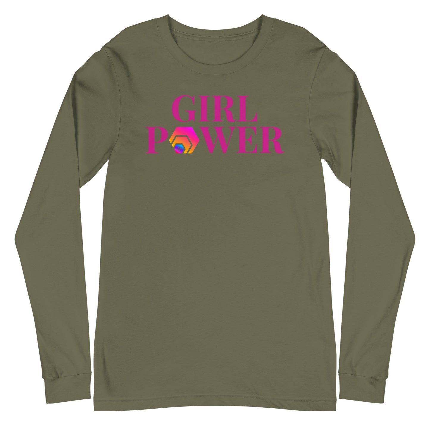 HEX/PulseChain Girl Power Unisex Long Sleeve Tee