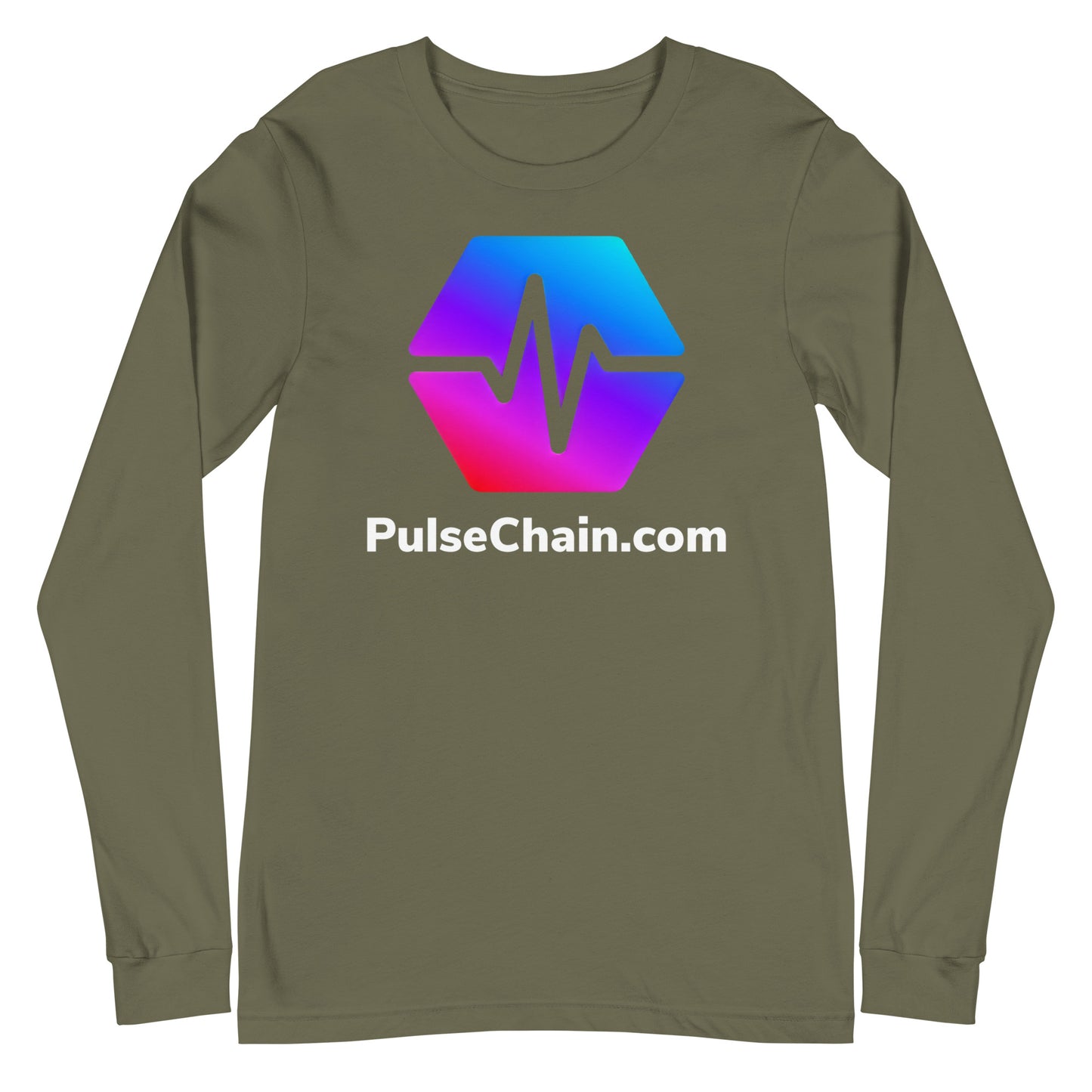 PulseChain.com Unisex Long Sleeve Tee