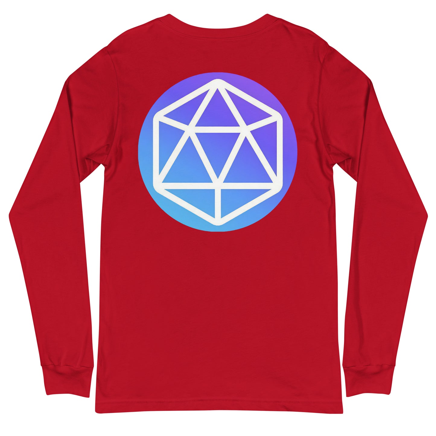 Hedron Unisex Long Sleeve Tee (Front & Back)