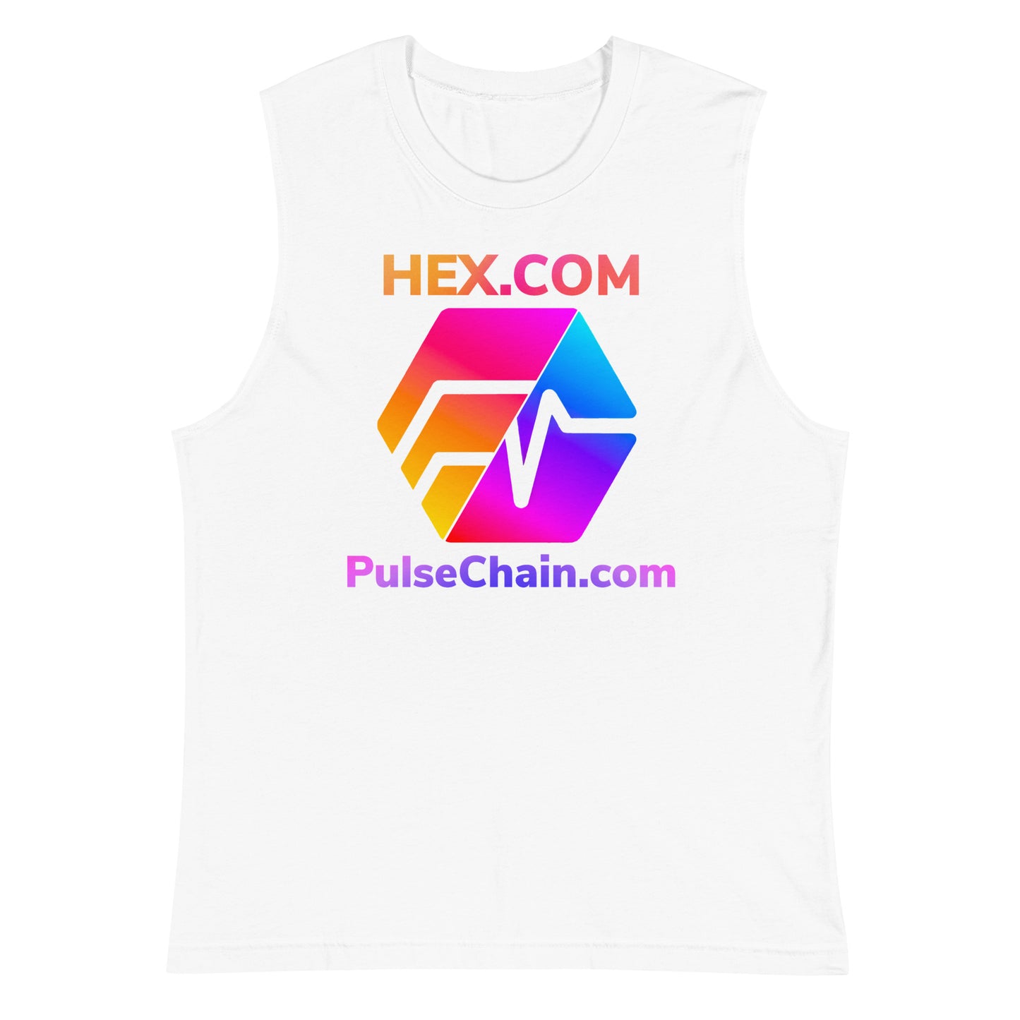 HEX.COM and PulseChain.com Unisex Muscle Shirt