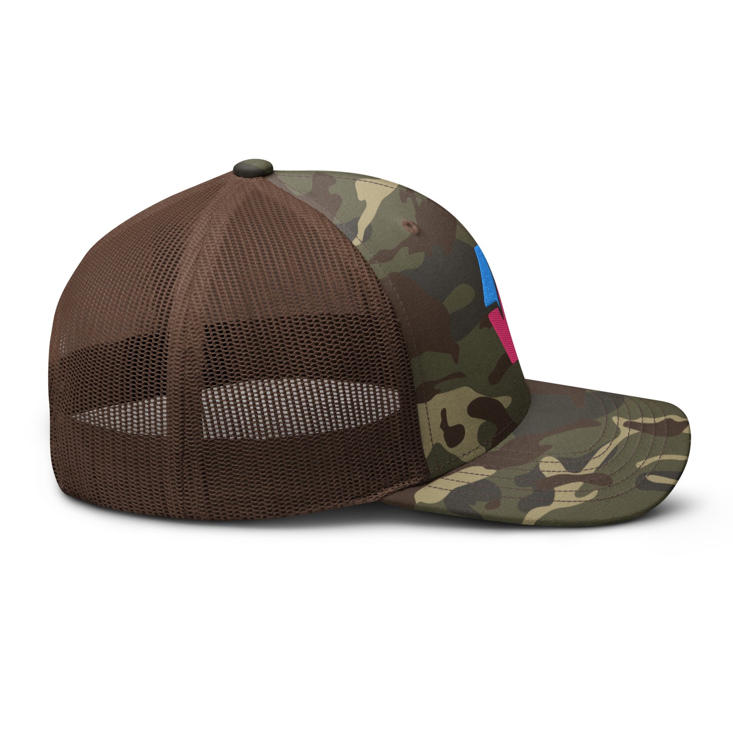 PulseChain Camouflage Trucker Hat (Embroidered)