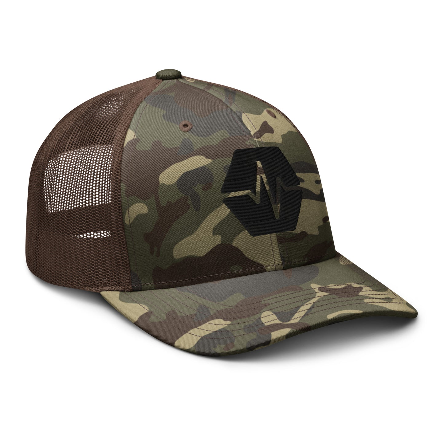PulseChain Camouflage Trucker Hat (Embroidered)