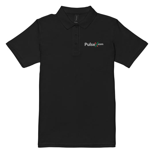 PulseX.com Women’s Pique Polo Shirt (Embroidered)