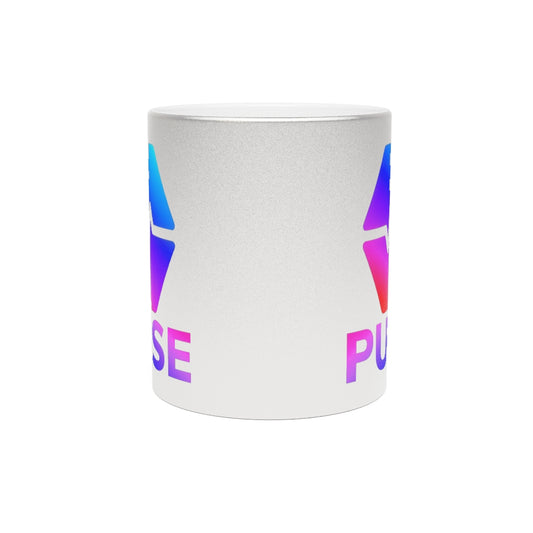 PulseChain Metallic Mug (Silver / Gold)