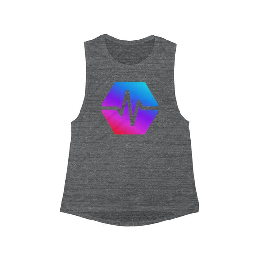 PulseChain Women's Flowy Scoop Muscle Tank