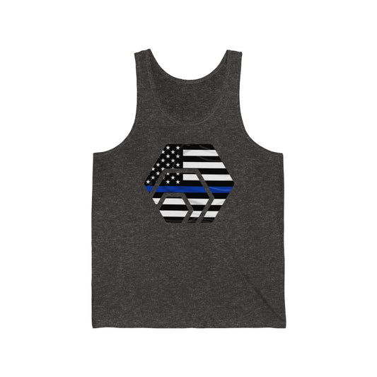 HEX Thin Blue Line Unisex Jersey Tank