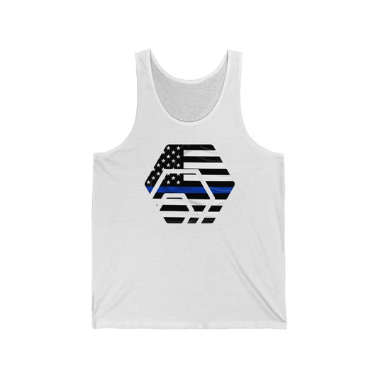 HEX Thin Blue Line Unisex Jersey Tank