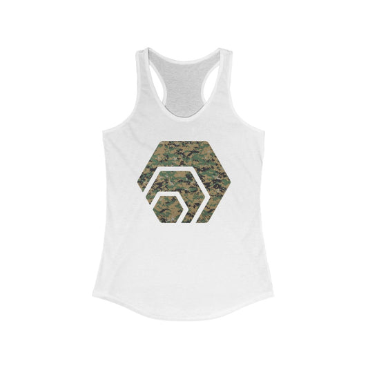HEX Marine Camouflage Women's Ideal Racerback Tank