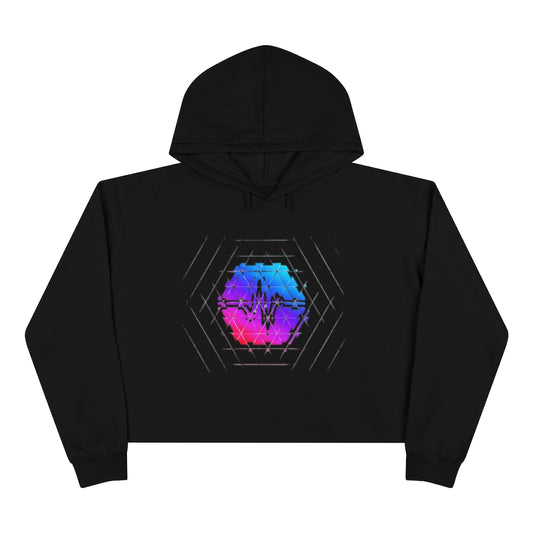 PulseChain Women's Crop Hoodie