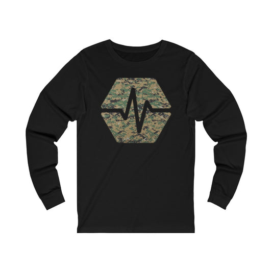 PulseChain Marine Camouflage Unisex Jersey Long Sleeve Tee