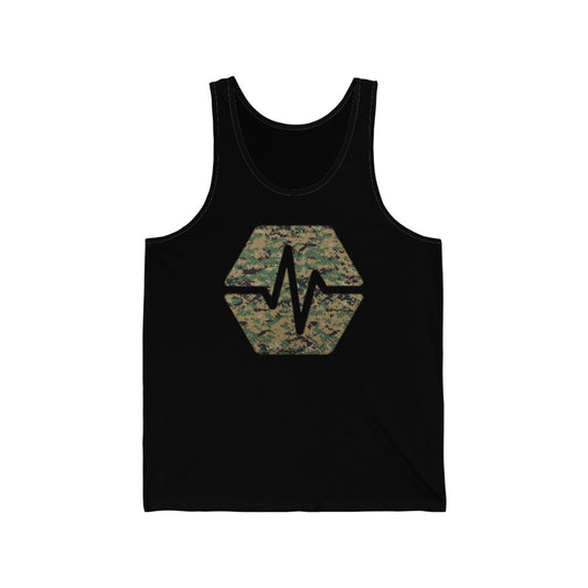 PulseChain Marine Camouflage Unisex Jersey Tank