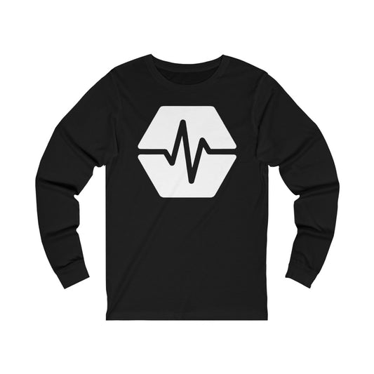 PulseChain Logo Unisex Jersey Long Sleeve Tee