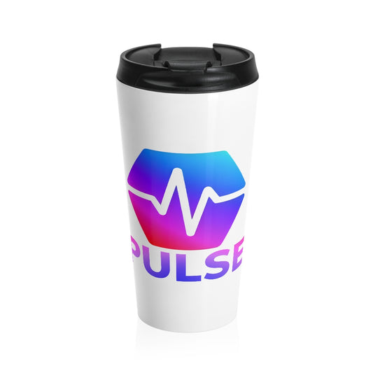 PulseChain Stainless Steel Travel Mug 15oz