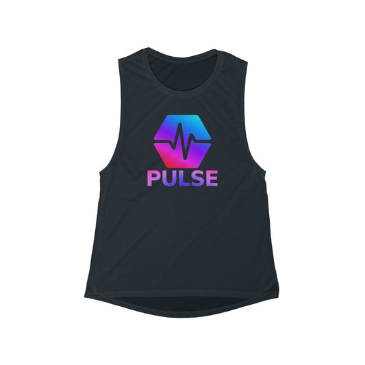 PulseChain Women's Flowy Scoop Muscle Tank