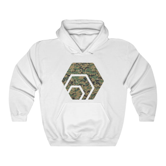 HEX Marine Camouflage Unisex Heavy Blend Hooded Sweatshirt