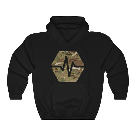 PulseChain Army Camouflage Unisex Heavy Blend Hooded Sweatshirt
