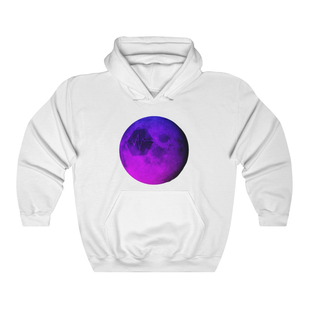 Pulse To The Moon Unisex Heavy Blend Hooded Sweatshirt