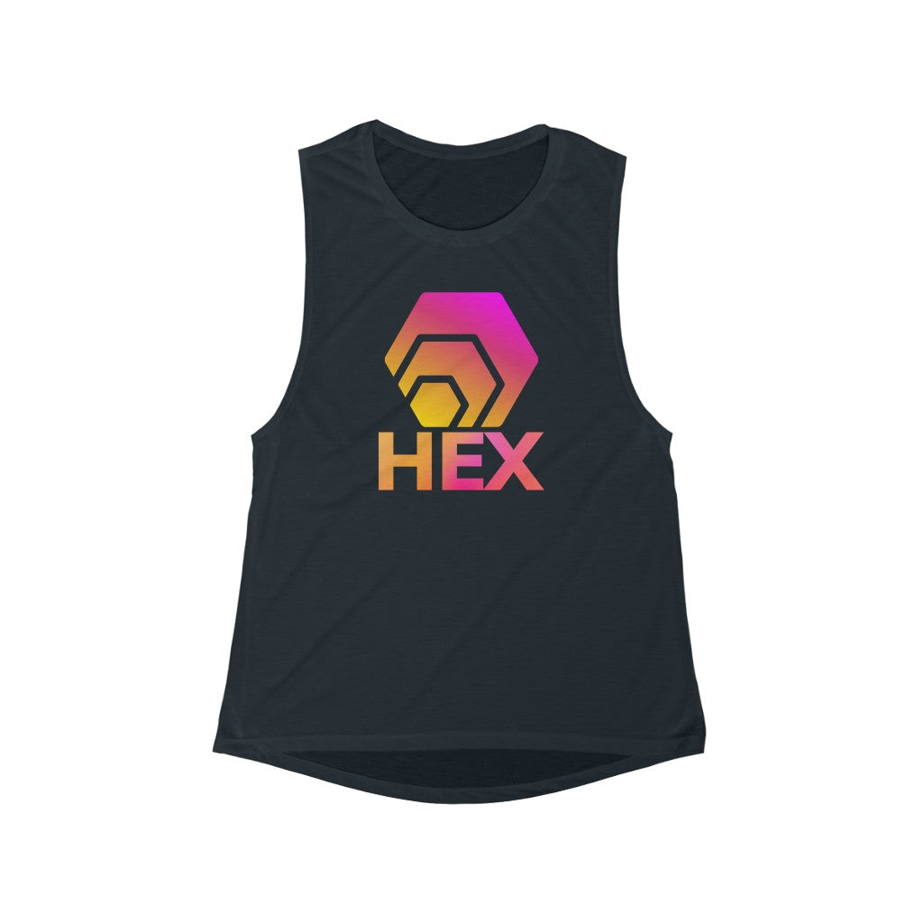 HEX Women's Flowy Scoop Muscle Tank