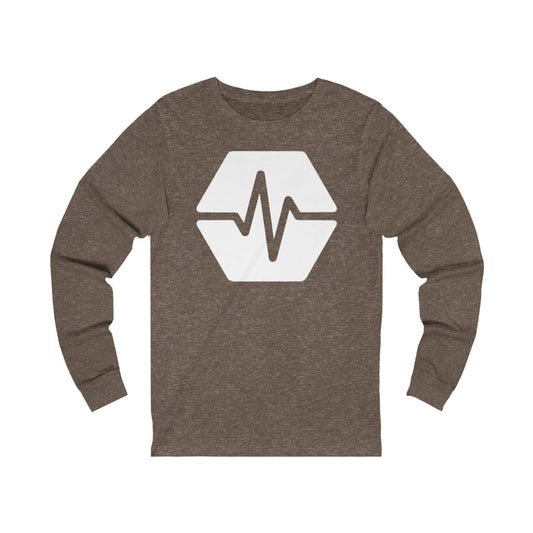 PulseChain Logo Unisex Jersey Long Sleeve Tee