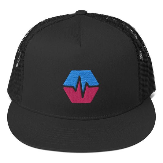 PulseChain Embroidered Trucker Cap
