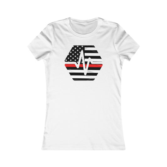 PulseChain Thin Red Line Women's Tee