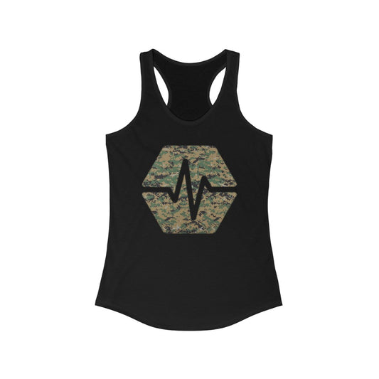 PulseChain Marine Camouflage Women's Ideal Racerback Tank