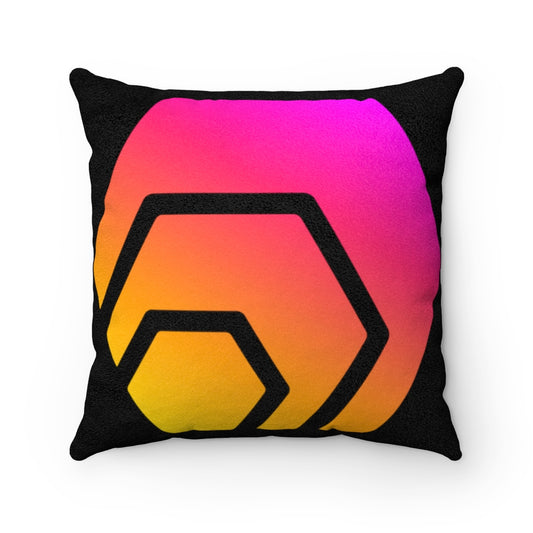 HEX Faux Suede Square Pillow