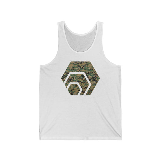 HEX Marine Camouflage Unisex Jersey Tank