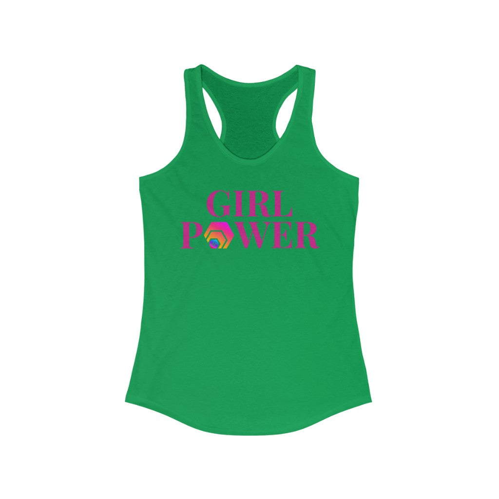 HEX Girl Power Women's Ideal Racerback Tank