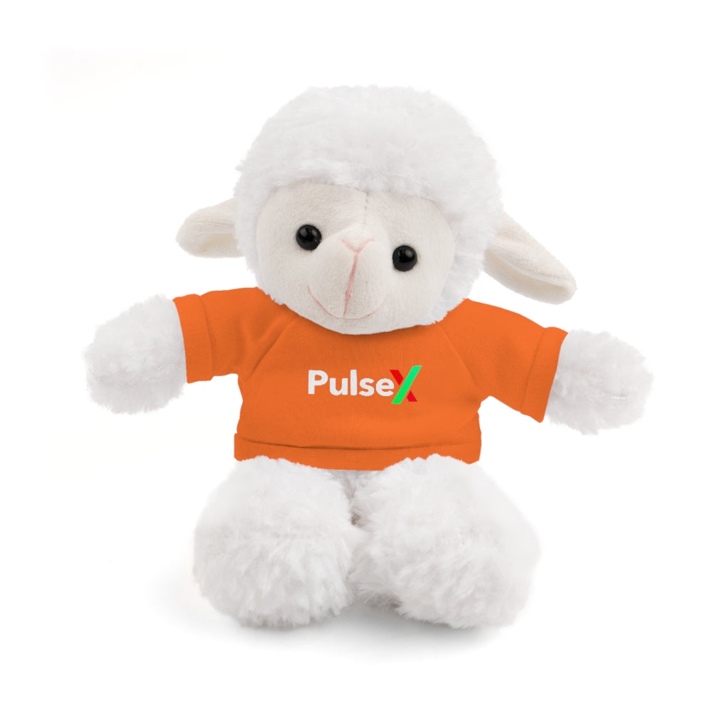 PulseX Stuffed Animals - Panda, Lion, Bear, Bunny, Jaguar, and Sheep.