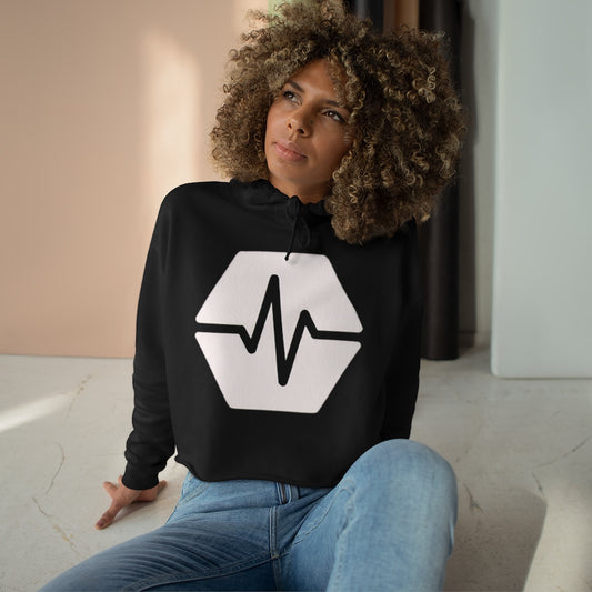PulseChain Women's Crop Hoodie