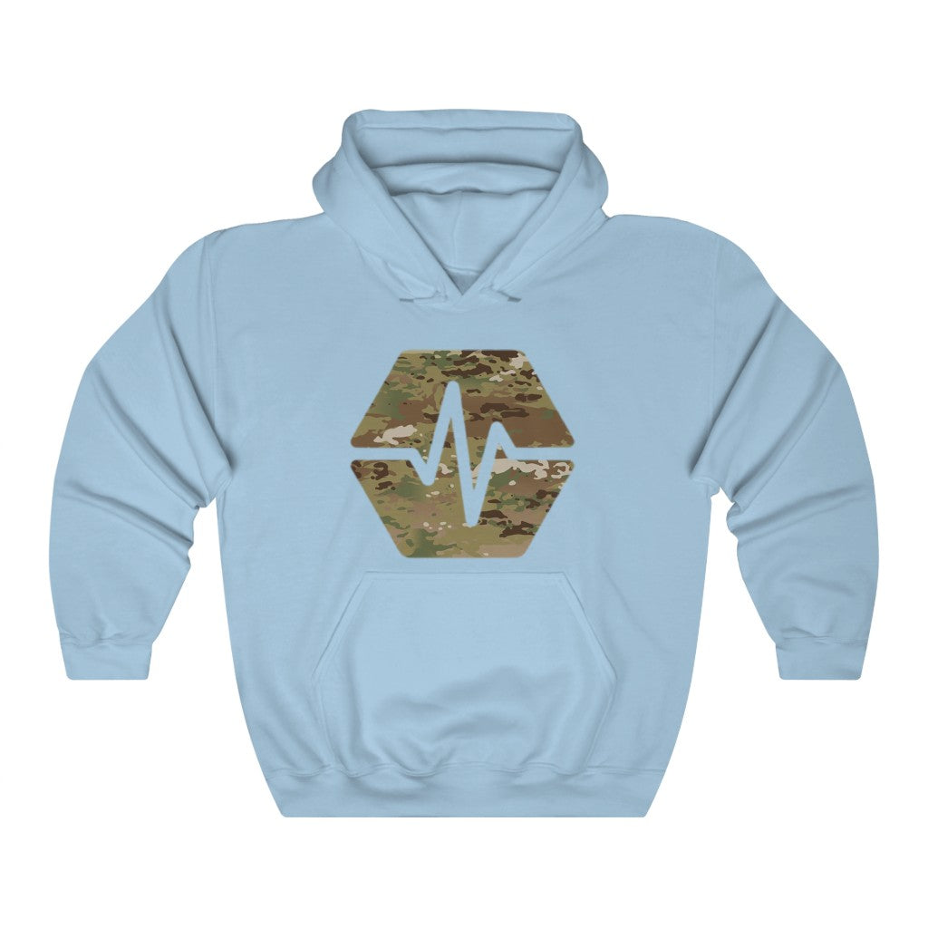 PulseChain Army Camouflage Unisex Heavy Blend Hooded Sweatshirt